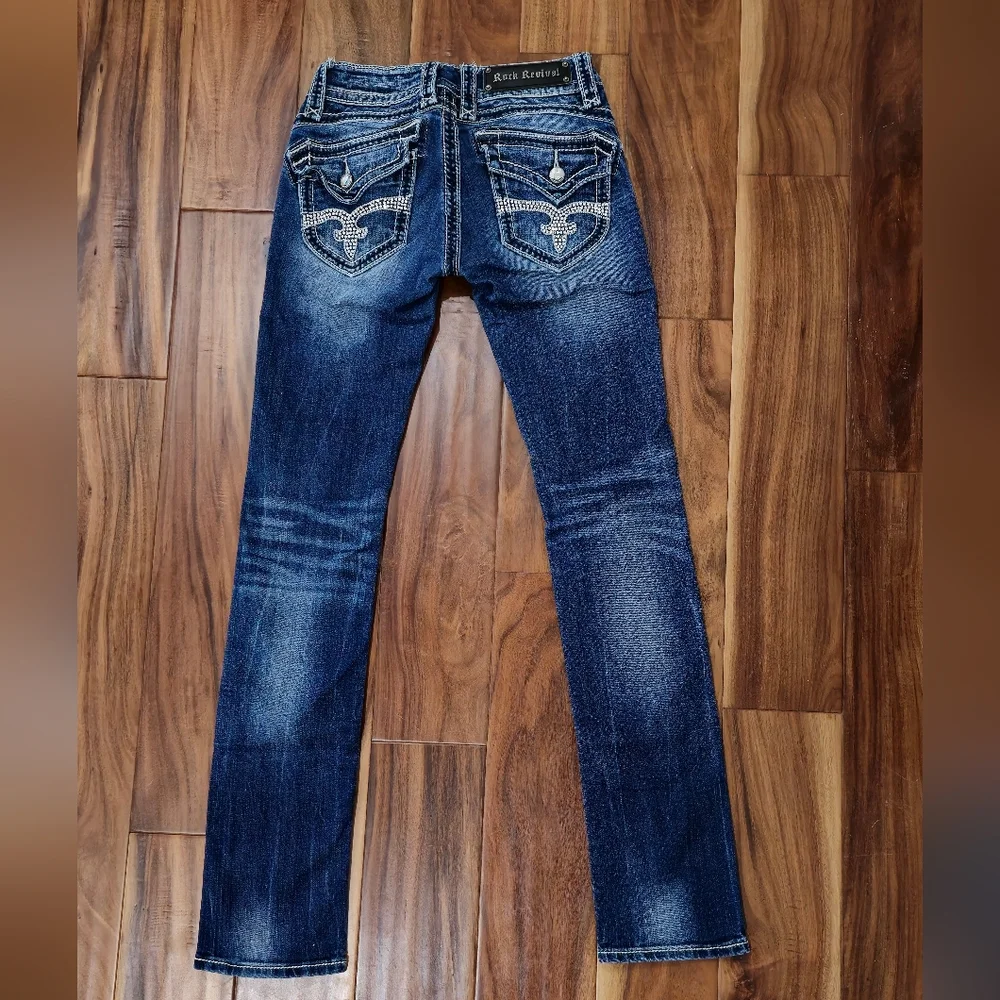 Rock Revival Jeans Size 25 Scarlett Straight - Picture 5 of 7